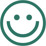 Fødevarekontrol - glad smiley